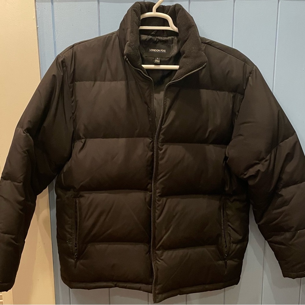 London Fog Men's Black Puffer Jacket